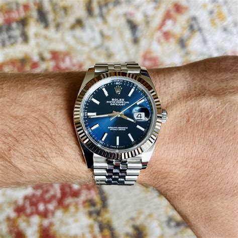 Rolex Datejust 41 Blue Dial Jubile New 2024 Full set 